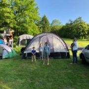 Zelten auf dem Simmelsberg beim Familienwochenende SCR-Fulda