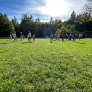 Gemeinsame Teamspiele beim Kinderaktivwochenende des SCR