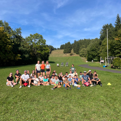 Gruppenfoto beim Aktivwochenende des SCR