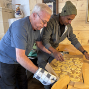 Plätzchenbacken auf der Skihuette
