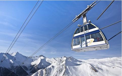 Skilift Skigebiet Samnaun Ischgel