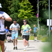Gemeinsames Laufen beim Fuldaer Challengelauf