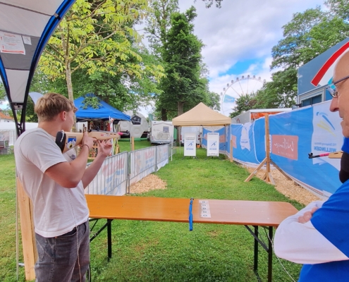 Laser Biathlon beim Hessentag SCR Fulda
