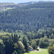 Luftaufnahme SCR Skihuette