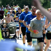 Rennläufer beim Challengelauf in Fulda
