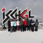 Gruppenbild Jugendskifahrt Pfunds 2026 des SCR Fulda