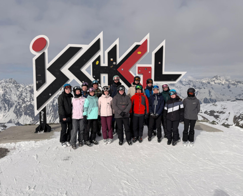 Gruppenbild Jugendskifahrt Pfunds 2026 des SCR Fulda