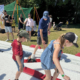Schneeteppich beim Hessentagsstand des SCR Fulda