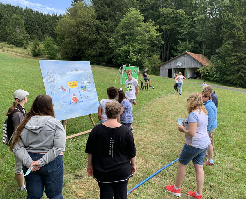 Spiele beim Hütten-Sommerfest des SCR Fulda
