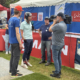 hr Moderation beim Hessentagsstand des SCR Fulda