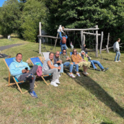 Gemeinsames Zusammensitzen beim SCR Sommerfest 2026