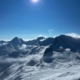 Gletscher bei der Märzskifahrt in Samnau