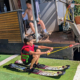 SCR Wakepark Kinder beim Wasserski fahren
