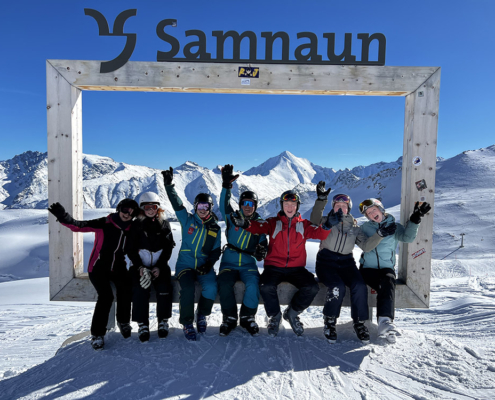 SCRler bei der Märzskifahrt in Samnau
