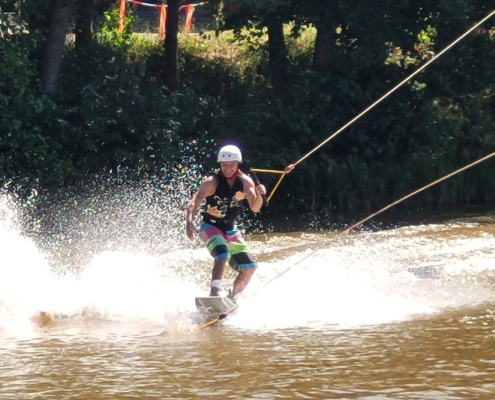 Wasserski in Action